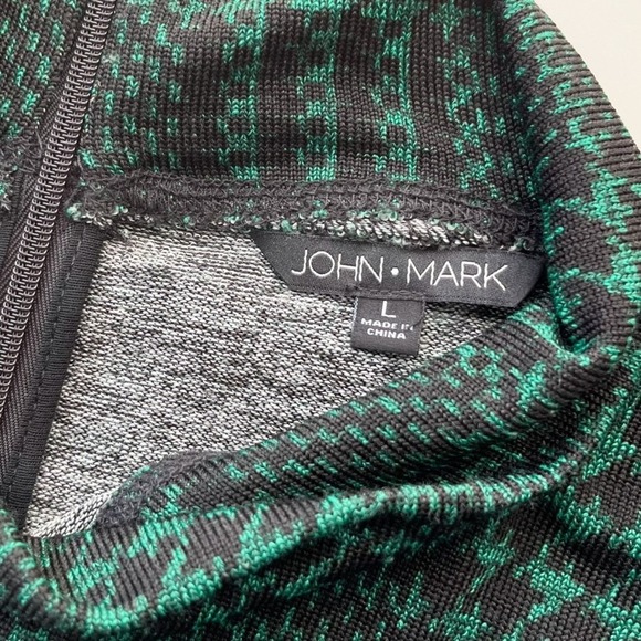 John Mark Green Tartan Plaid Mock Neck Knit Swing Tunic Top Womens Large - Picture 8 of 9